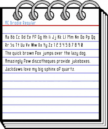 AC Brodie Regular Font