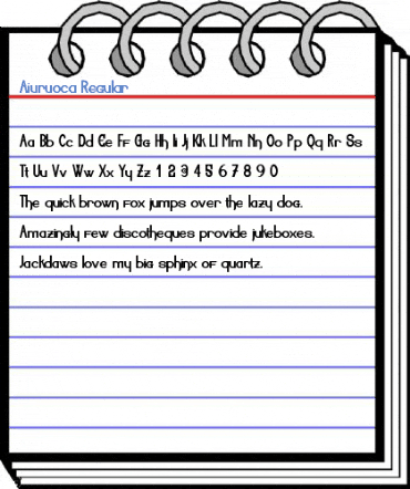 Aiuruoca Regular Font