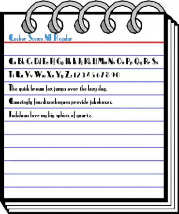 Anchor Steam NF Regular Font