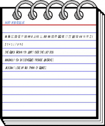 Angry Mob Regular Font