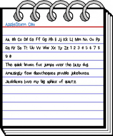 AppleStorm CBo Font