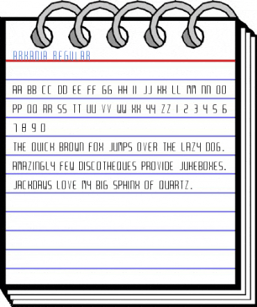 Arkadia Regular Font