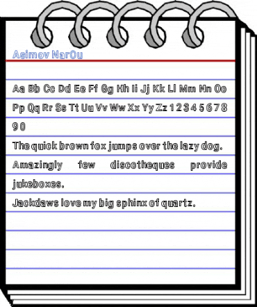 Asimov NarOu Font