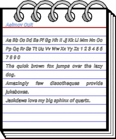 Asimov OuIt Font