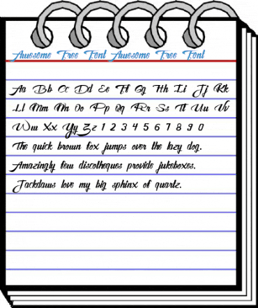 Awesome Free Font Awesome Free Font Font