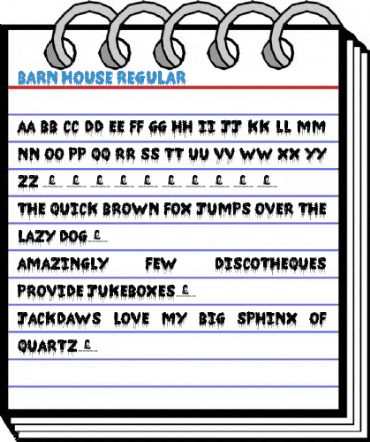 Barn House Regular Font