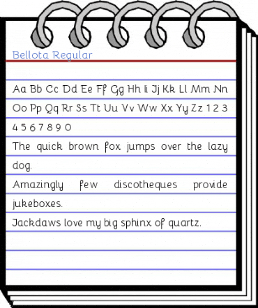 Bellota Regular Font