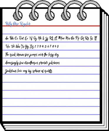 Billy Ohio Regular Font