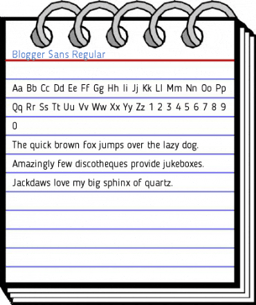 Blogger Sans Regular Font