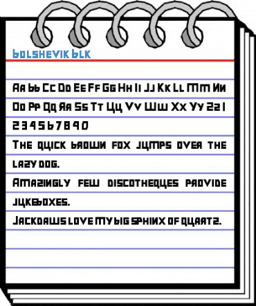 Bolshevik Blk Font