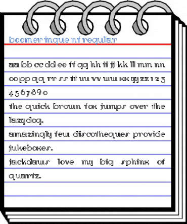 Boomer Ingue NF Regular Font