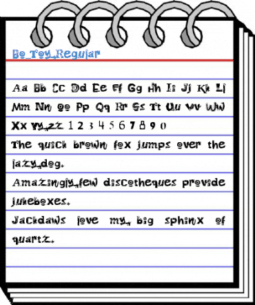 Bo_Toy Regular Font