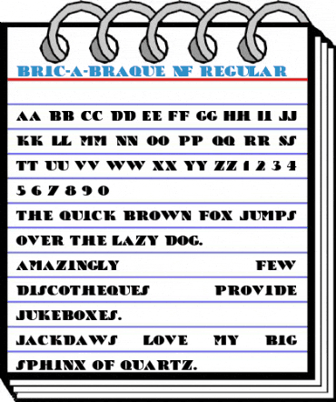 Bric-a-Braque NF Regular Font