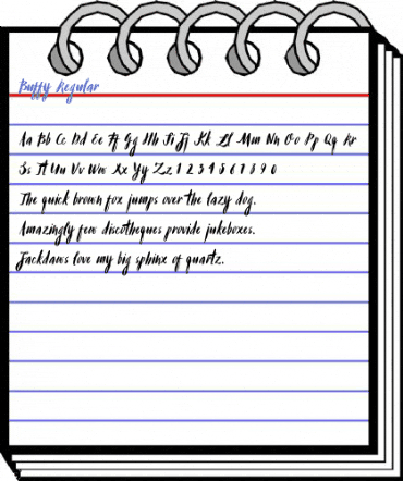 Buffy Regular Font