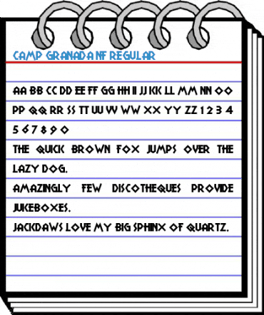 Camp Granada NF Regular Font