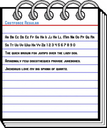 Castforce Regular Font