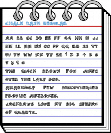 Chalk Dash Regular Font