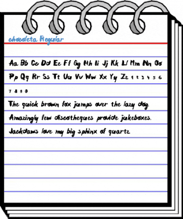 chocoleta Regular Font