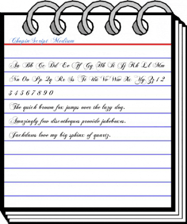 ChopinScript Medium Font