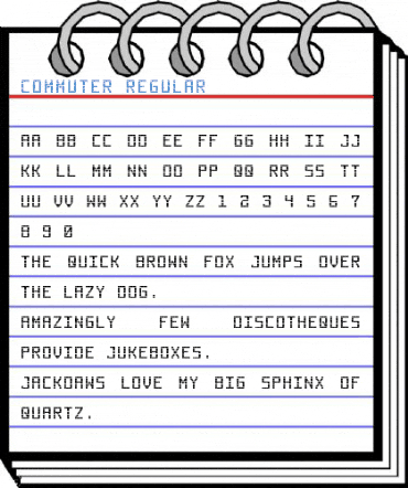 Commuter Regular Font