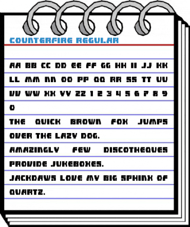 Counterfire Regular Font