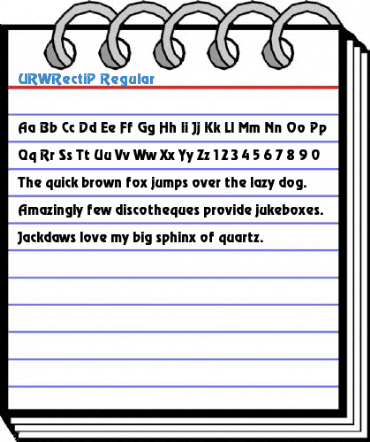URWRectiP Regular Font