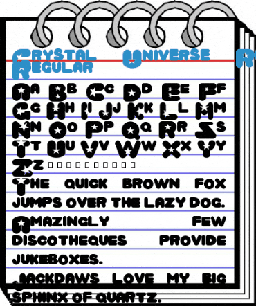 Crystal Universe Regular Regular Font
