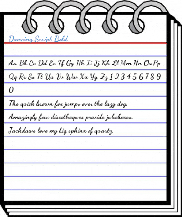 Dancing Script Bold Font
