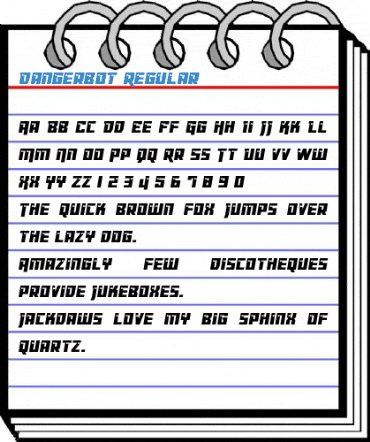 Dangerbot Regular Font