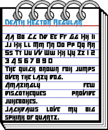 Death Hector Regular Font