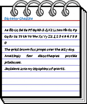 Dictator ChalkIta Font