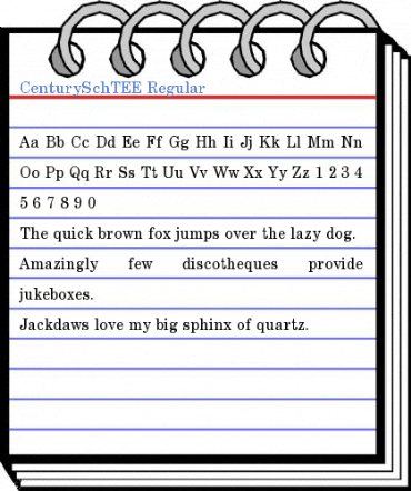 CenturySchTEE Regular Font