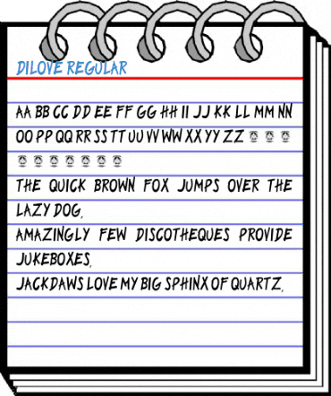 DILOVE Regular Font