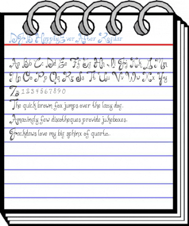 DJB HappilyEverAfter Regular Font