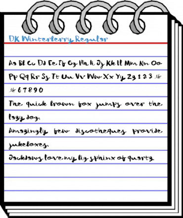 DK Winterberry Regular Font
