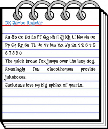 DK Jambo Regular Font