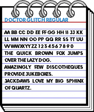 Doctor Glitch Regular Font