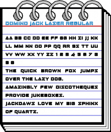 Domino Jack Laser Regular Font
