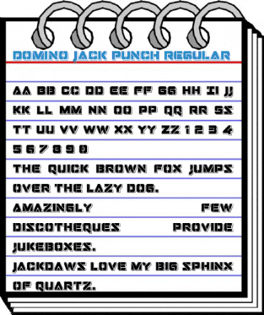 Domino Jack Punch Regular Font