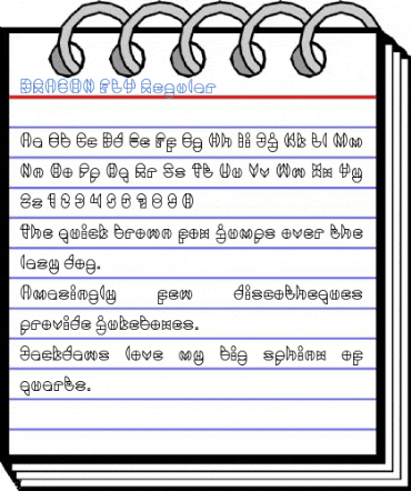 DRAGON FLY Regular Font