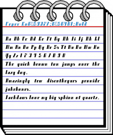 Ceper Ex&#56481Bold Font