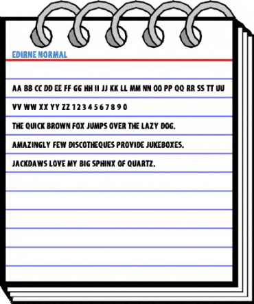 Edirne Normal Font