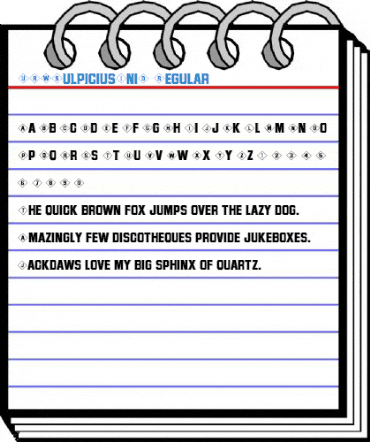 URWSulpiciusIniD Regular Font