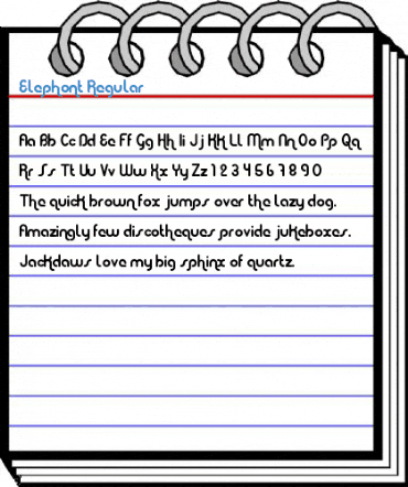 Elephont Regular Font