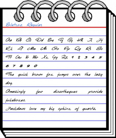 Eletroz Regular Font