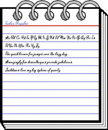 Exiles Regular Font