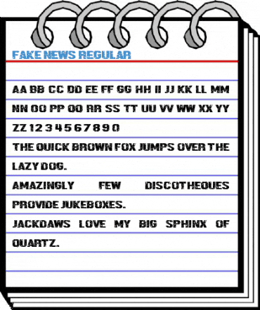 Fake News Regular Font