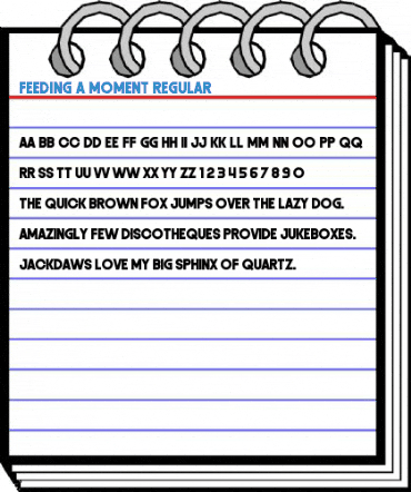 Feeding a Moment Regular Font