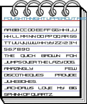 FoughtKnight UpperCut Regular Font