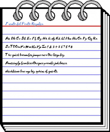 Fronte del Porto Regular Font